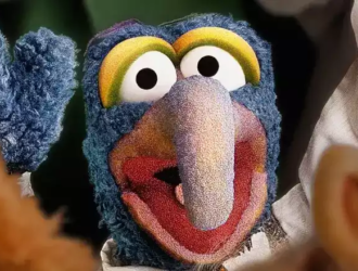 Muppet with Long Hooked Beak